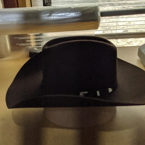 Stetson 3X Chocolate Wool Cowboy Hat - Oak Ridge - Picture 4 of 4